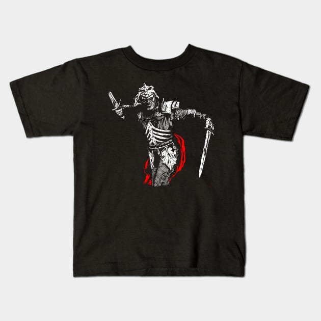 Evil Ash Kids T-Shirt by JonathanGrimmArt